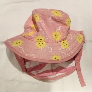 Pottery Barn reversible sun hat 3-12 months